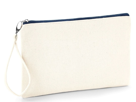 Petite pochette en coton canvas