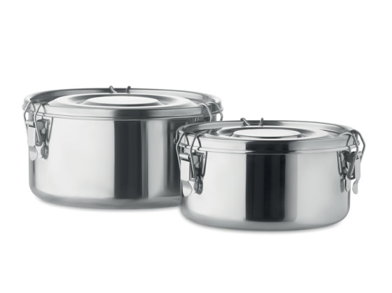 ELLES - Set de 2 boîtes en inox