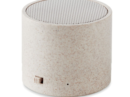 ROUND BASS+ - Haut-parleur s/ fil paille blé