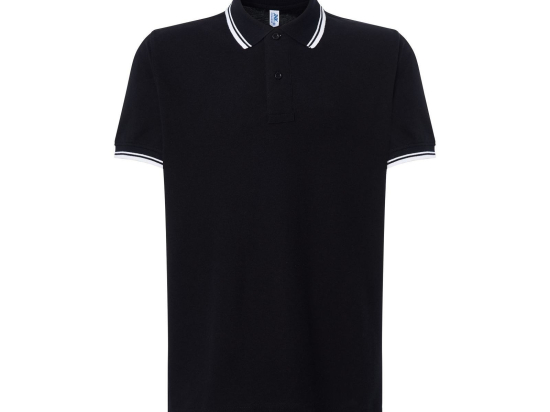 Polo homme contrasté