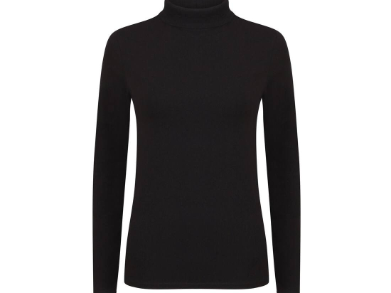 Tee-shirt col roulé femme