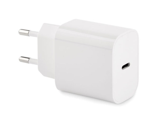 PLUGME - Chargeur USB 20W 2 ports, prise EU