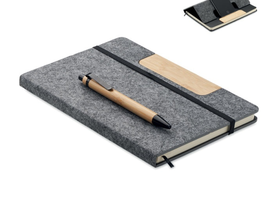 NOTEMIX - Carnet A5 RPET et stylo