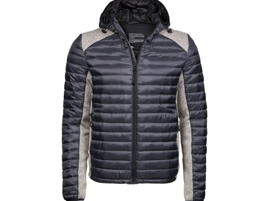 Doudoune capuche crossover homme