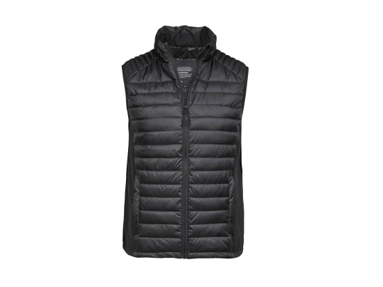 Bodywarmer bi-matière homme
