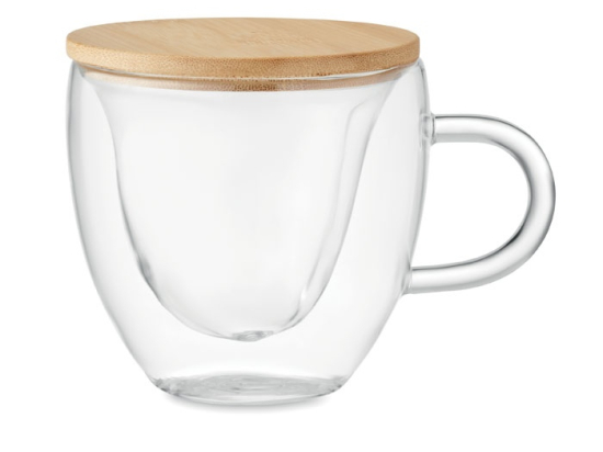 CORAMUG - Tasse borosilicaté double paroi