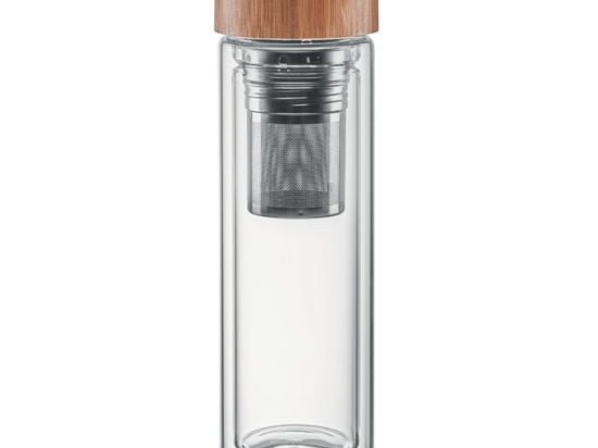BATUMI GLASS - Gourde double paroi verre 420ml