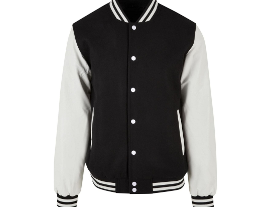 Veste baseball en simili cuir