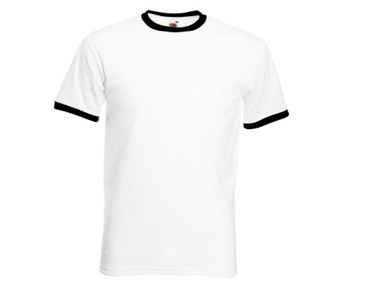 Tee-shirt bords côtes contraste