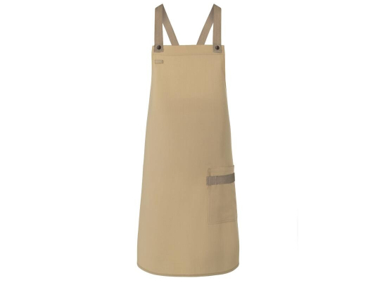 Tablier à bavette urban-look avec bretelles croisées et poche