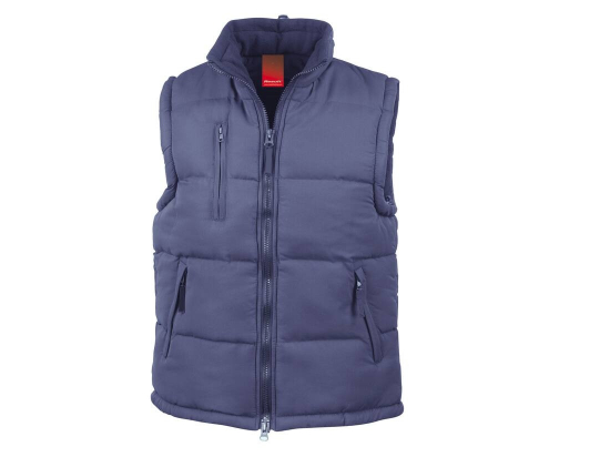 Bodywarmer microfibre doublé polaire