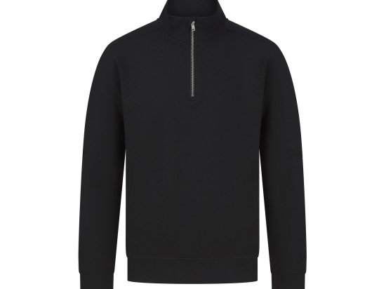 Unisex sustainable 1/4 zip sweatshirt