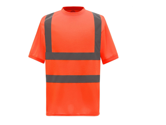 Tee-shirt manches courtes haute visibilité