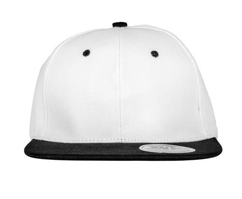 Casquette 6 pans visière plate