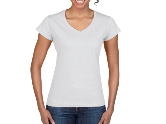 Tee-shirt col v femme