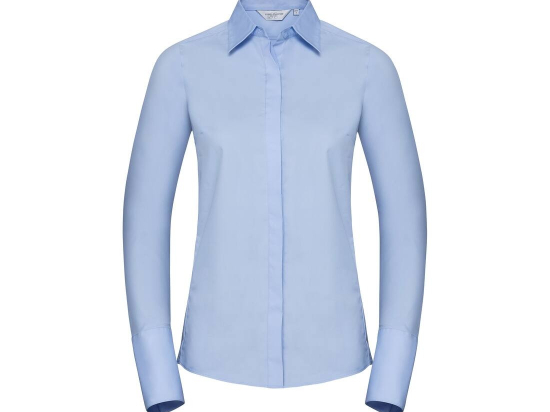 Ladies' long sleeve fitted ultimate stretch shirt