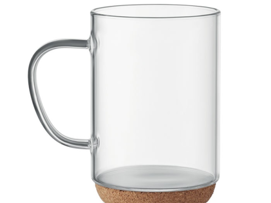 LISBO - Tasse en verre base en liège