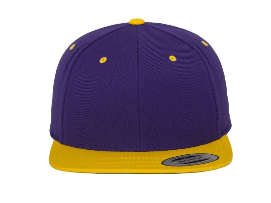 Casquette snapback bicolore