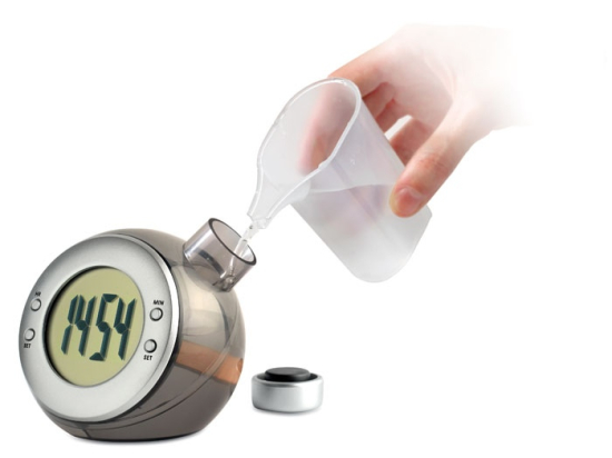 DROPPY - Horloge à énergie liquide