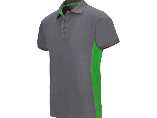 Polo bicolore manches courtes