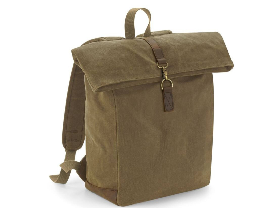 Sac à dos en toile cirée traditionnel