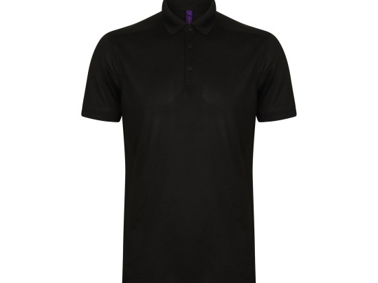 Polo homme en polyester stretch