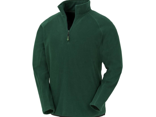 Polaire col zippé en polyester recyclé