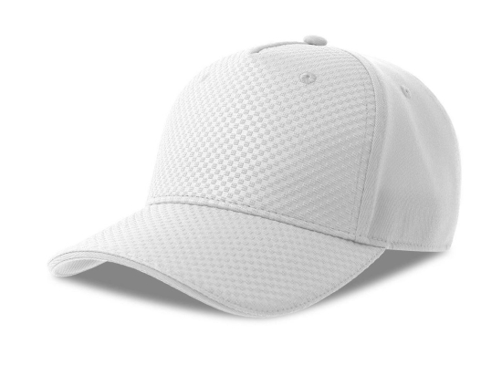Casquette 5 pans effet nid d'abeille