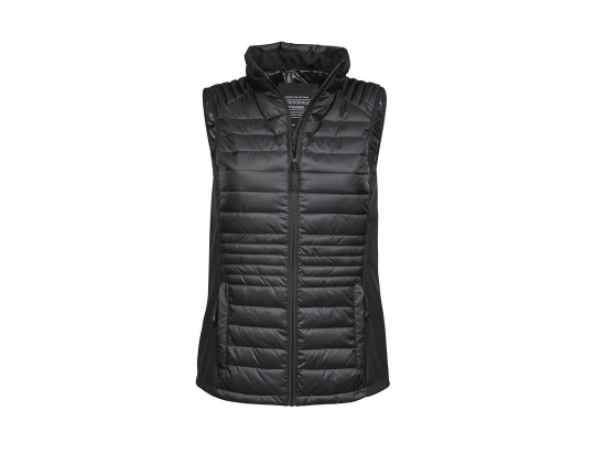 Bodywarmer bi-matière femme