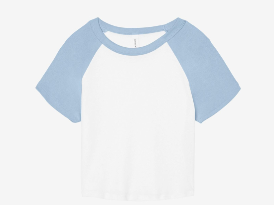 Tee-shirt ringer femme