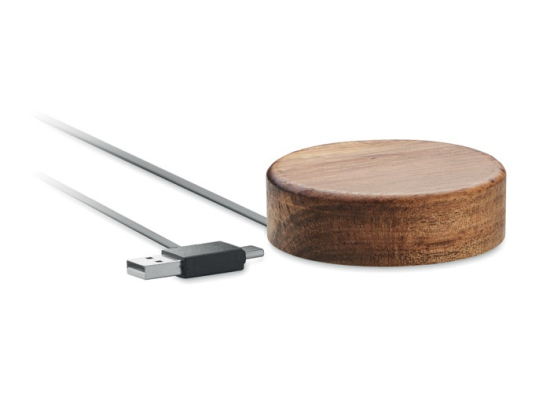ACALESS - Chargeur sans fil en acacia