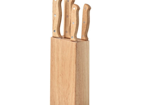 GOURMET - Set de 5 couteaux dans socle