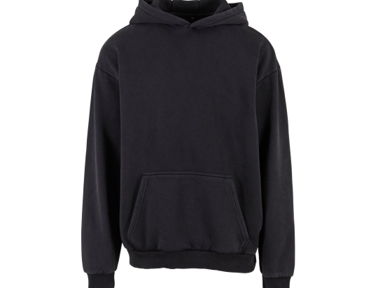 Sweat à capuche lourd délavé