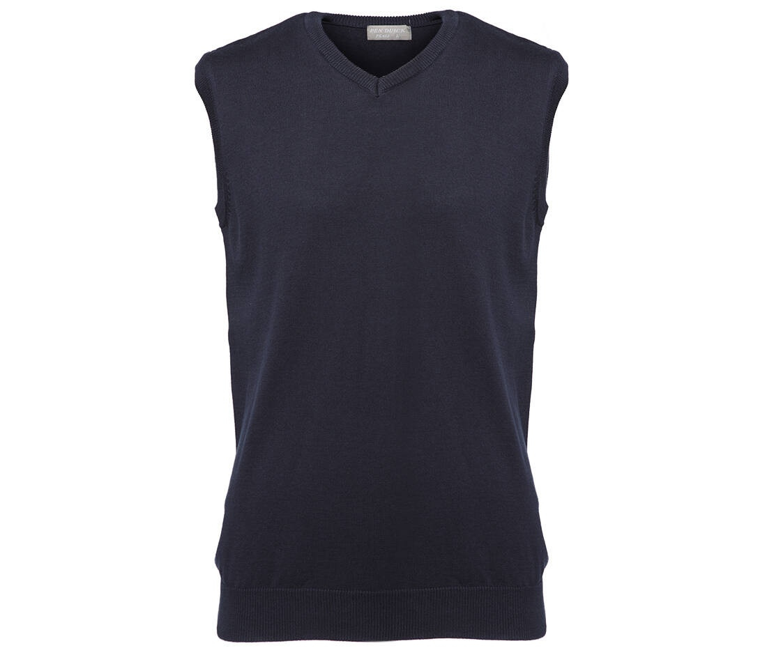 Pull sans manche col v thumb