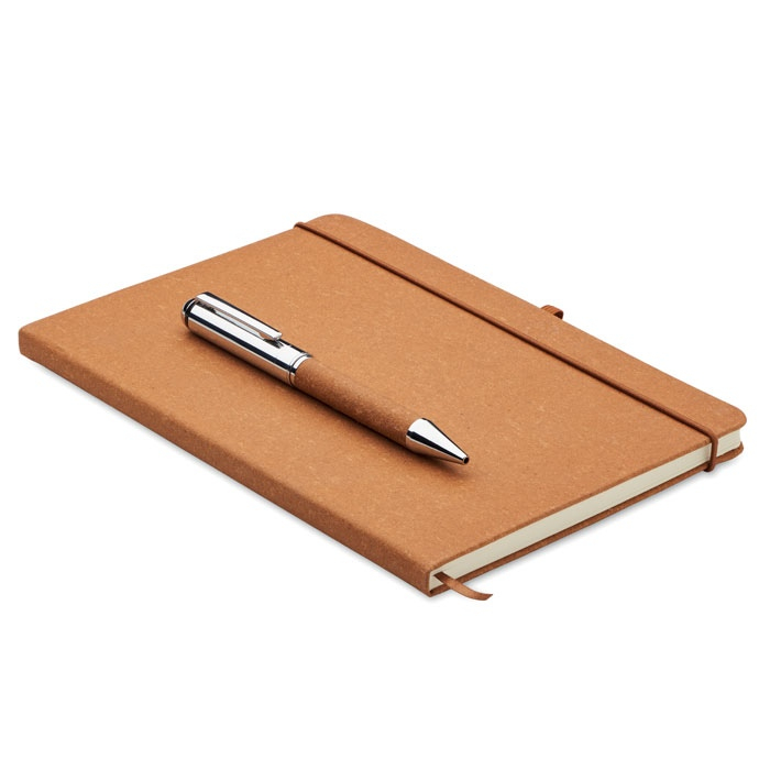 ELEGANOTE - Carnet en cuir recyclé et stylo thumb