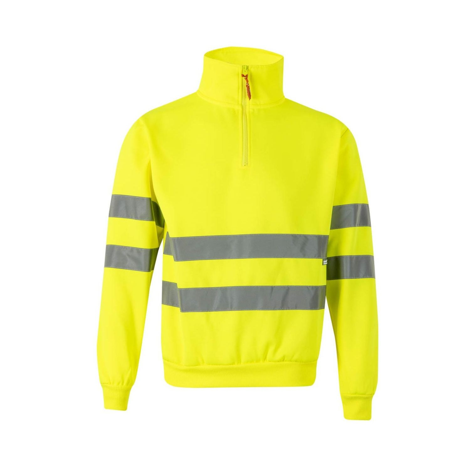 Sweat col zippé haute visibilite thumb