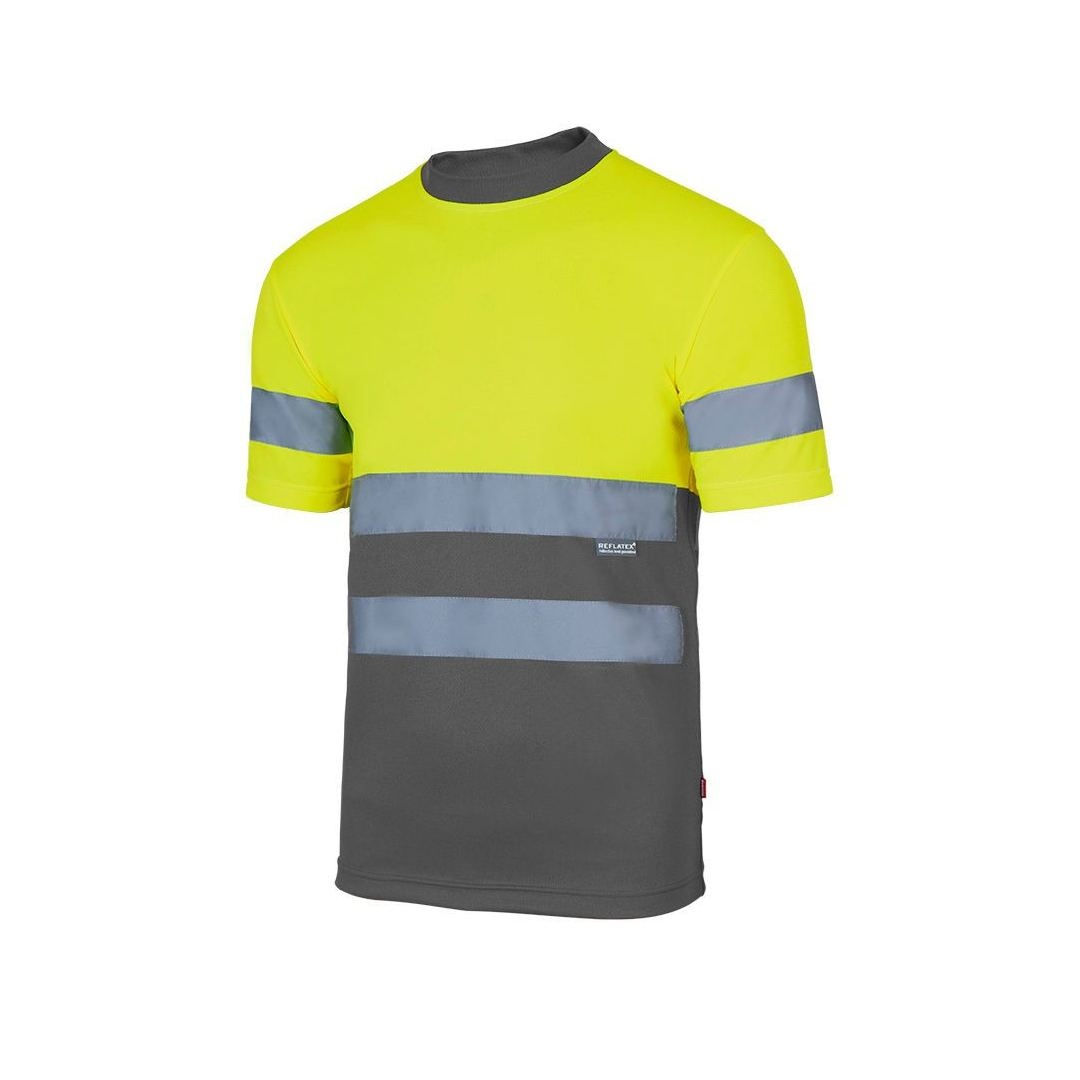 T-shirt technique bicolore haute visibilité thumb