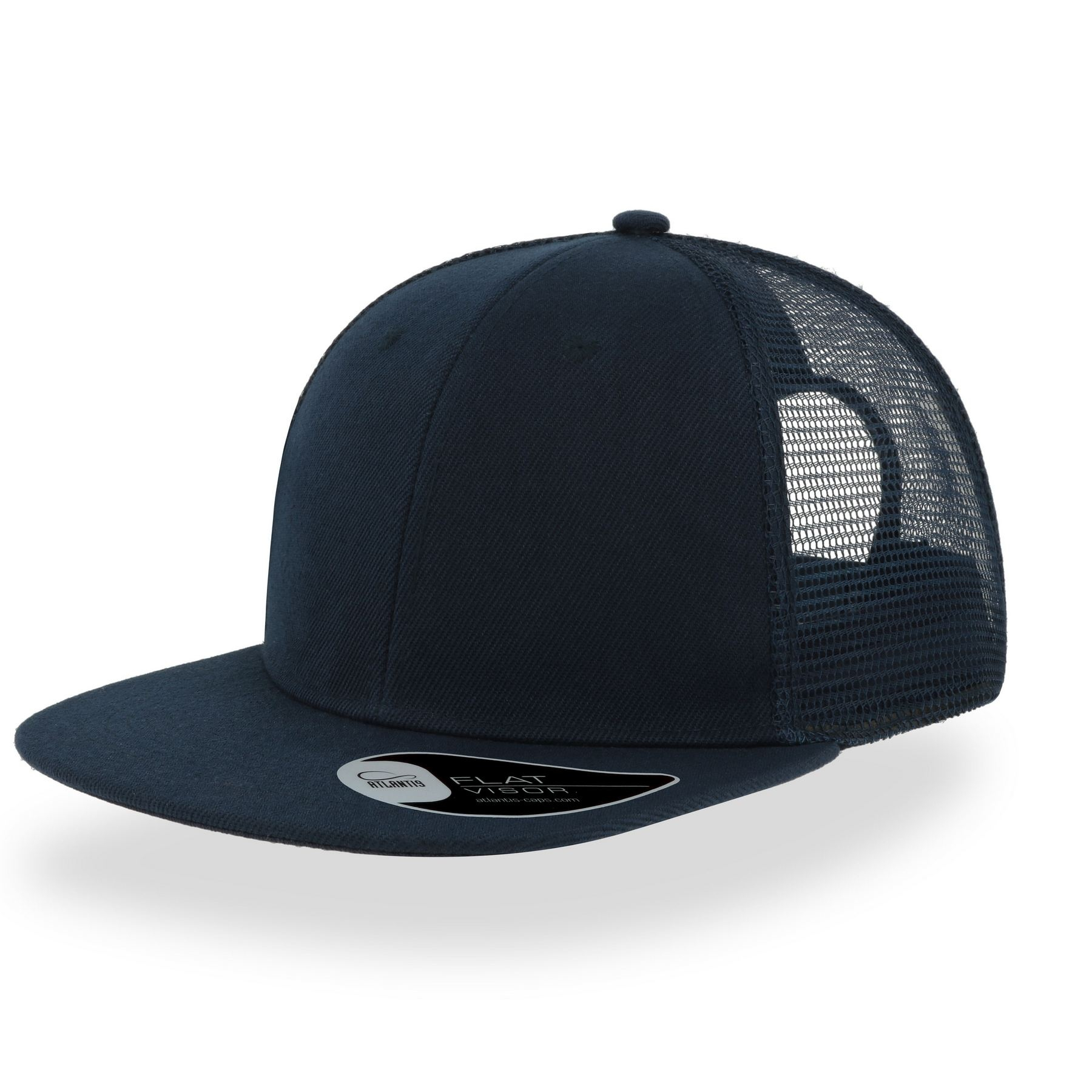 Casquette visière plate style trucker thumb
