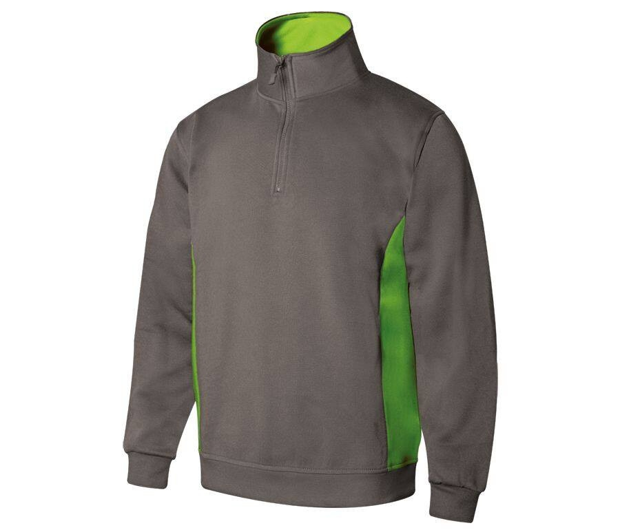 Sweat bicolore col zippé thumb