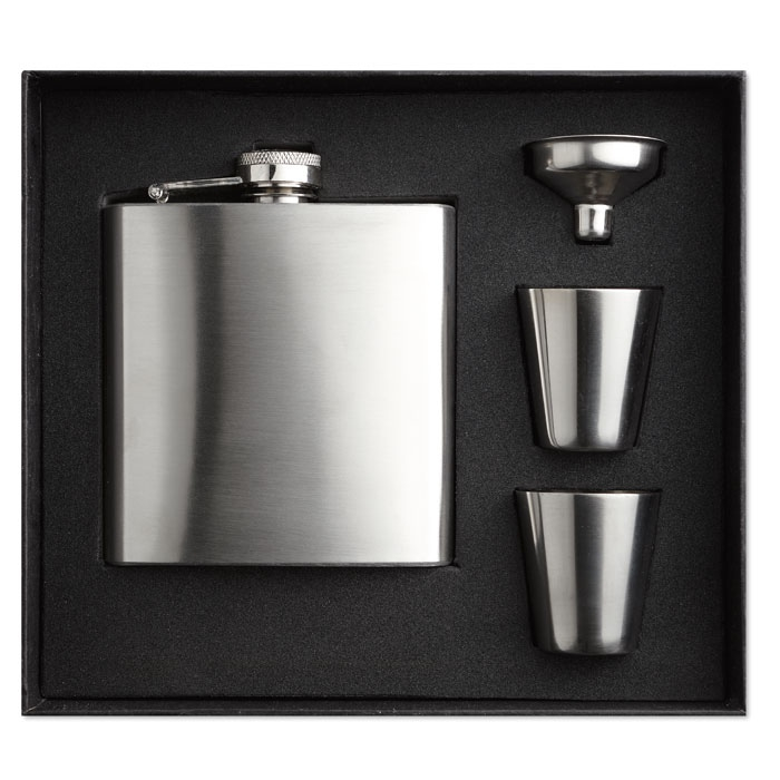 SLIMMY FLASK SET - Flacon de poche avec gobelets thumb