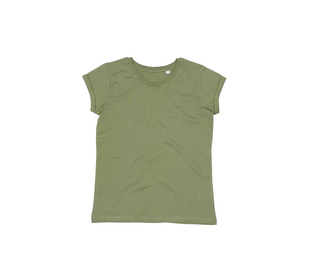 Tee-shirt femme manches roulées thumb