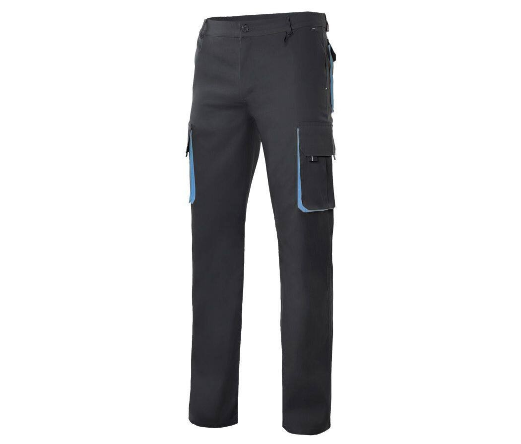 Pantalon multipoches bicolore thumb
