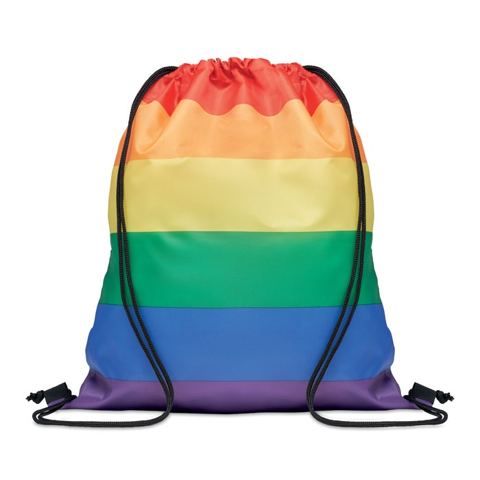 BOW - Sac à cordon arc-en-ciel RPET thumb