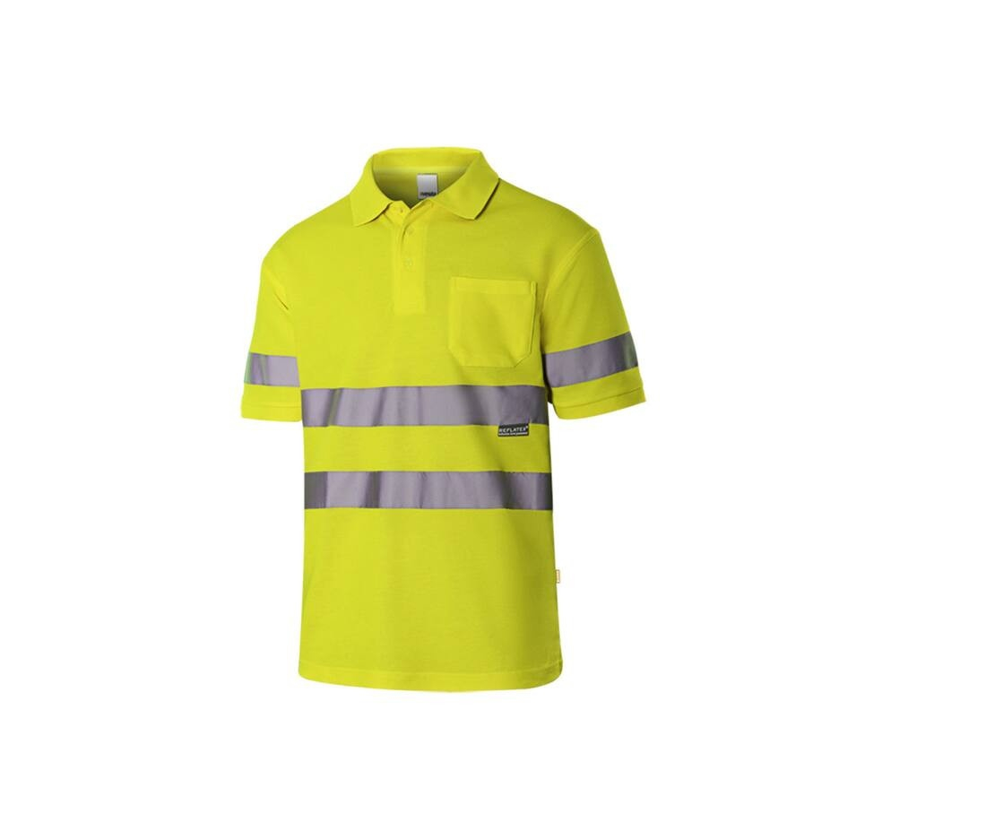 Polo haute visibilité en coton/polyester thumb