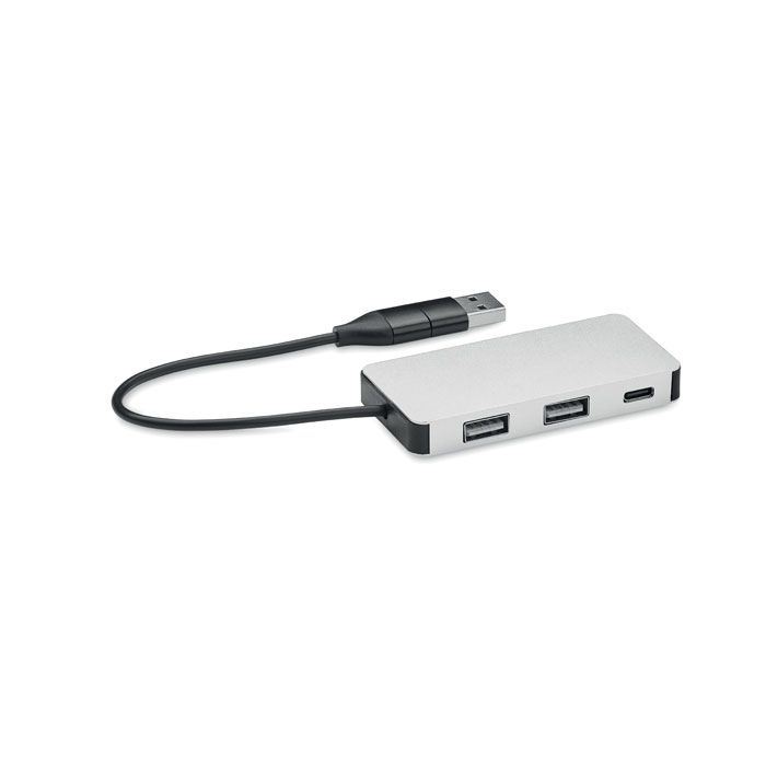 HUB-C - Hub USB 3 ports avec câble 20cm thumb