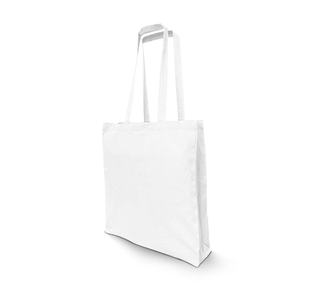 Sac shopping en coton recyclé avec soufflet thumb