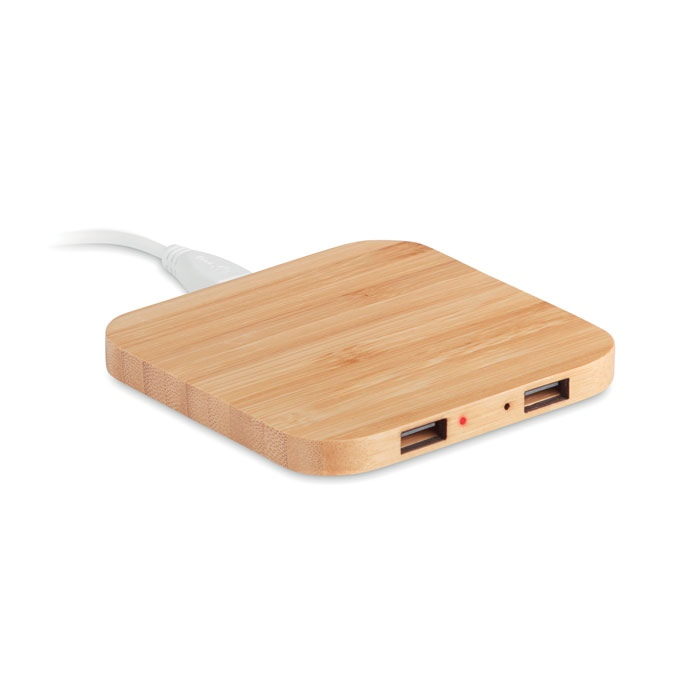 CUADRO - Chargeur sans fil en bambou thumb