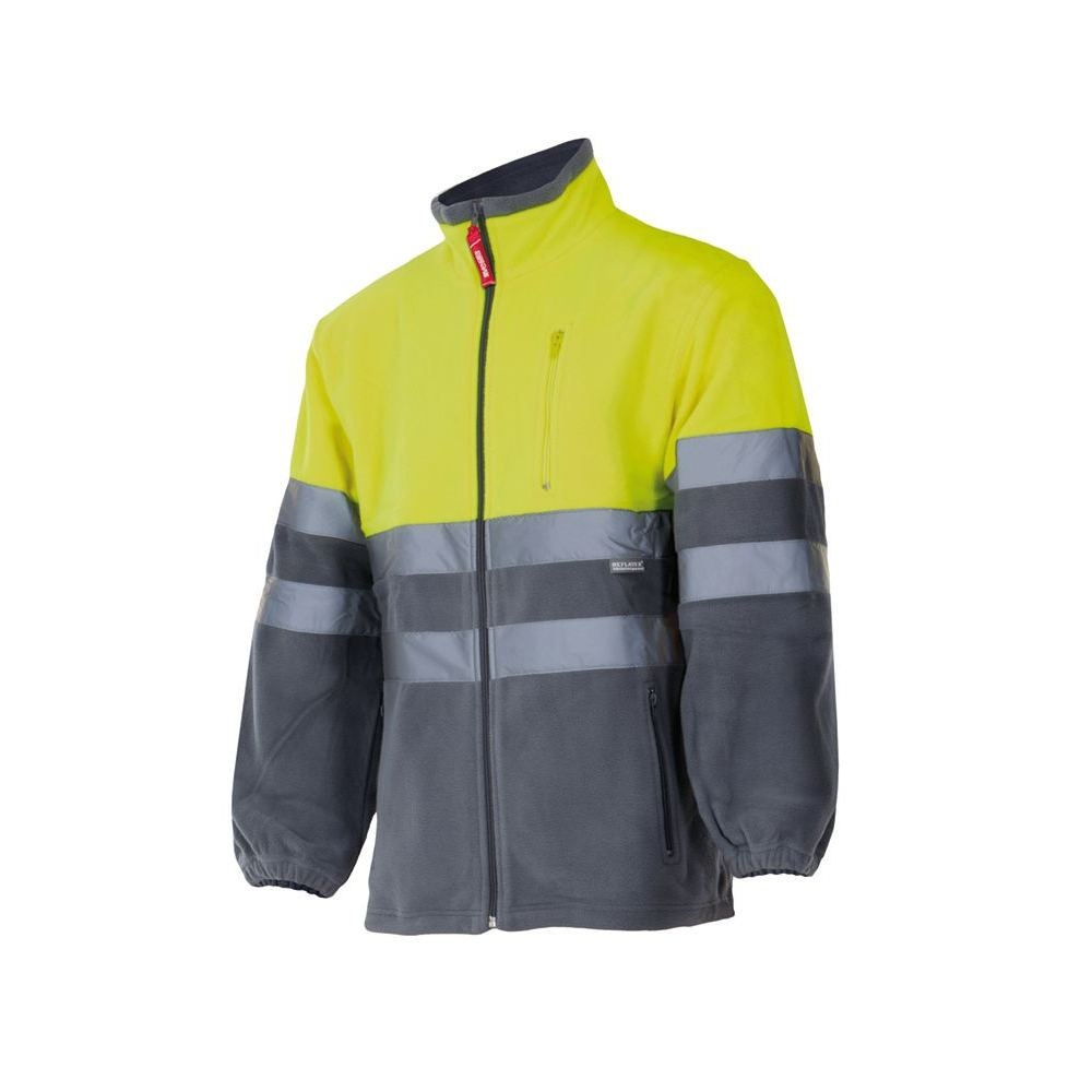 Veste polaire bicolore haute visibilité thumb