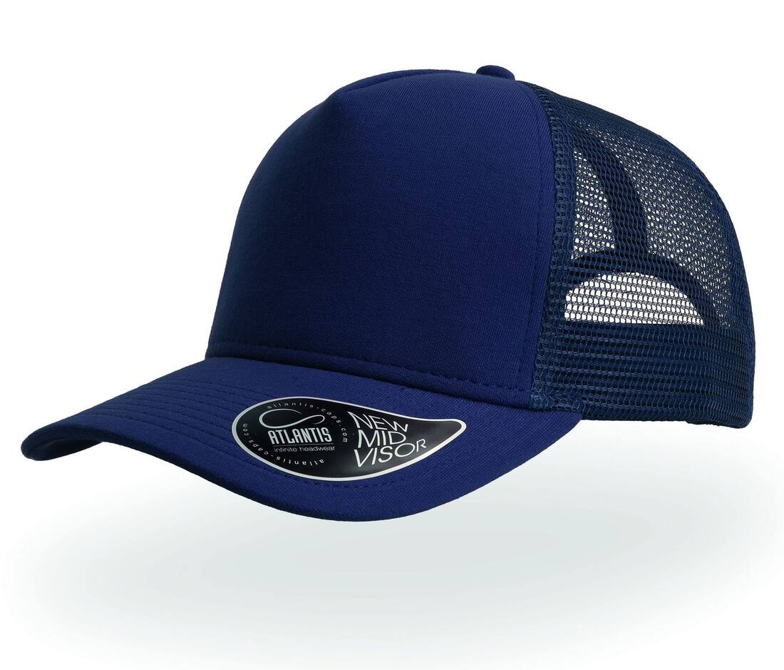 Casquette 5 pans style trucker en jersey thumb