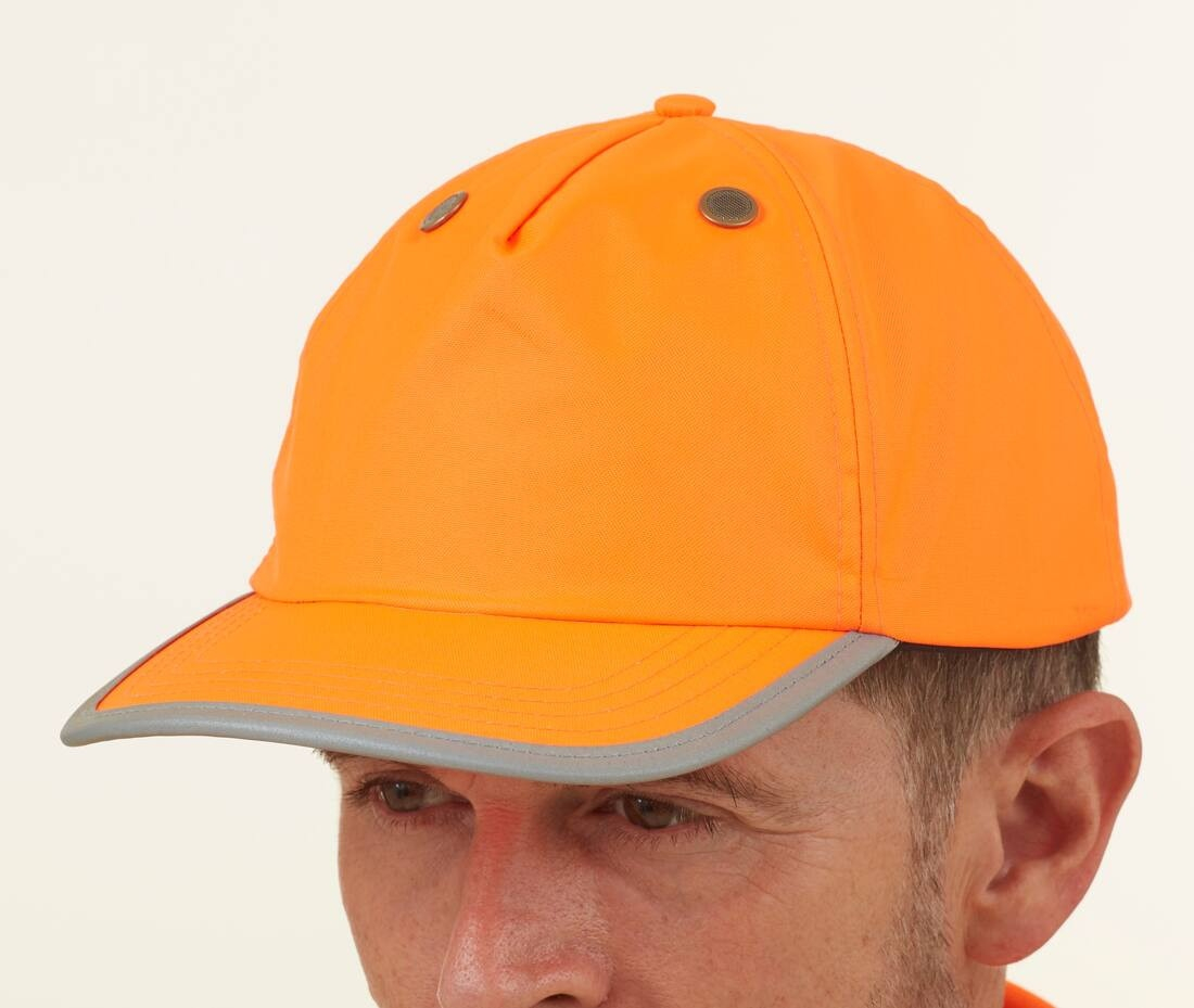 Casquette casque haute visibilité